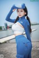 Zzyuri 쮸리, [SAINT Photolife] Loose and Tight Refreshing Blue Set.02 P17 No.73d5c0 Image No. 51