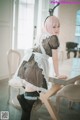 DJAWA Photo - Bambi (밤비): "Sheer Bunny Maid" (51 photos) P39 No.f17785 Image No. 25