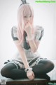 DJAWA Photo - Bambi (밤비): "Sheer Bunny Maid" (51 photos) P21 No.87d0dd Image No. 61